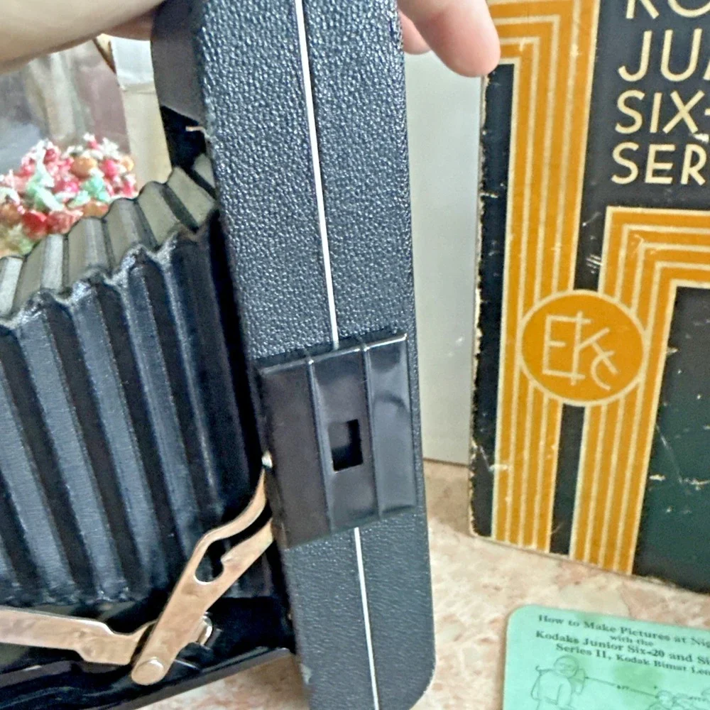 Kodak Junior Six-16 Series II Folding Camera Vintage Bellows with Box Manual